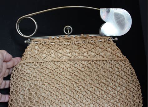 vintage safety pin handbags